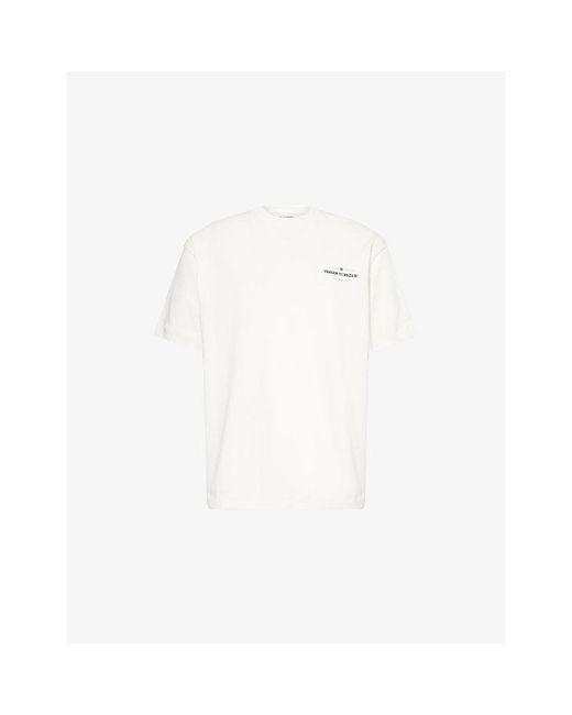 The Couture Club White Copyright Text-Print T-Shirt for men