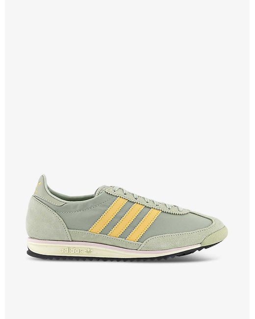 Adidas Multicolor Sl 72 Suede And Mesh Low-top Trainers