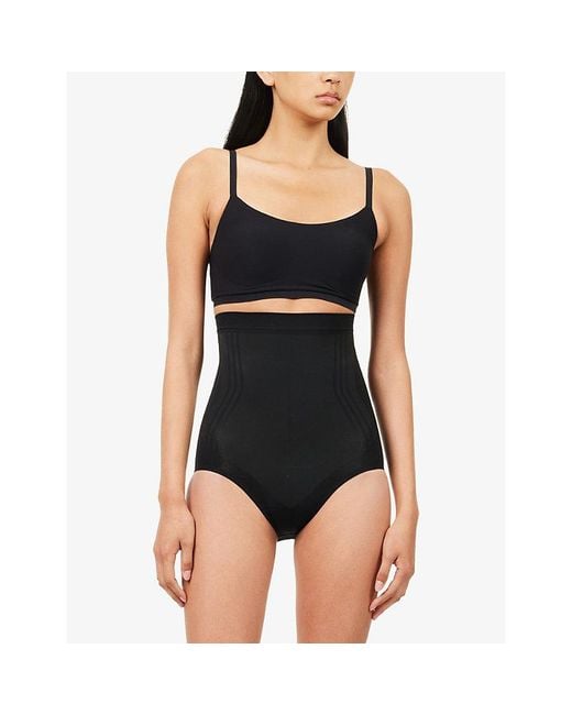 Spanx Blue Sculpt Gofigure High-Waist Briefs
