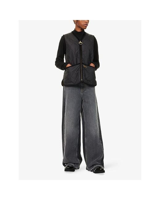 Barbour Black Klara Quilted Shell Gilet