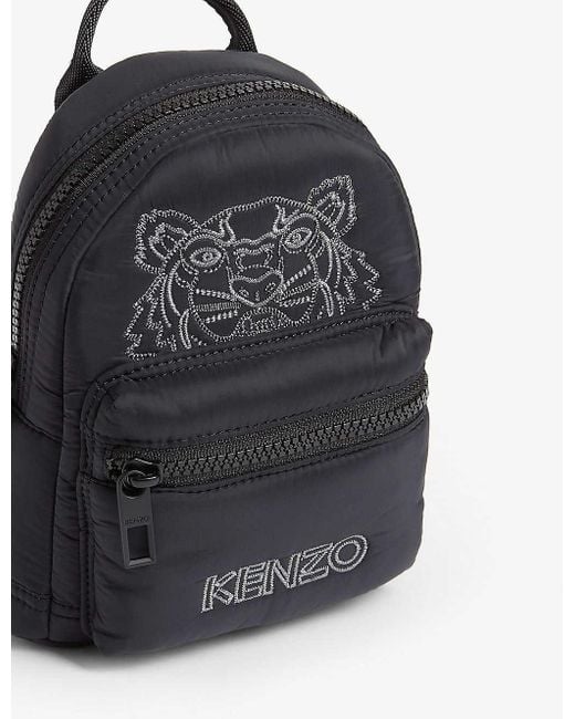 KENZO Kampus Mini Nylon Backpack in Black Lyst