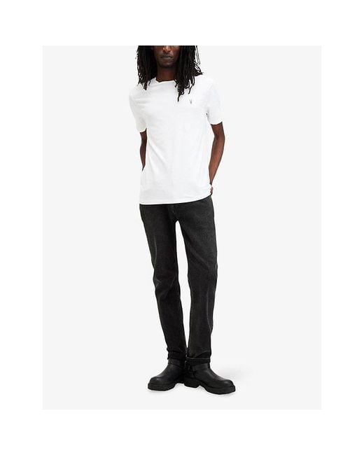 AllSaints White Brace Tonic Pack Of Three Cotton-Jersey T-Shirts for men