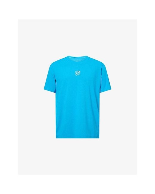 Loewe Blue X On Active Woven T-Shirt for men