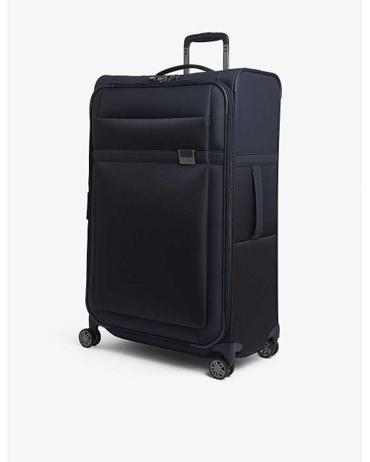 Samsonite Blue Airea Spinner Soft Case 4 Wheel Cabin Suitcase