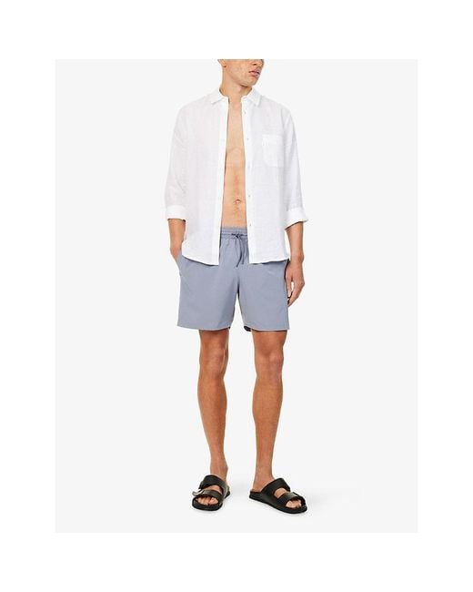 Derek Rose Blue Bora Bora Swim Shorts for men