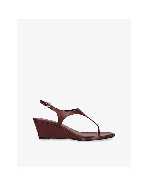 Aeyde Multicolor Roose Leather Wedge Sandal