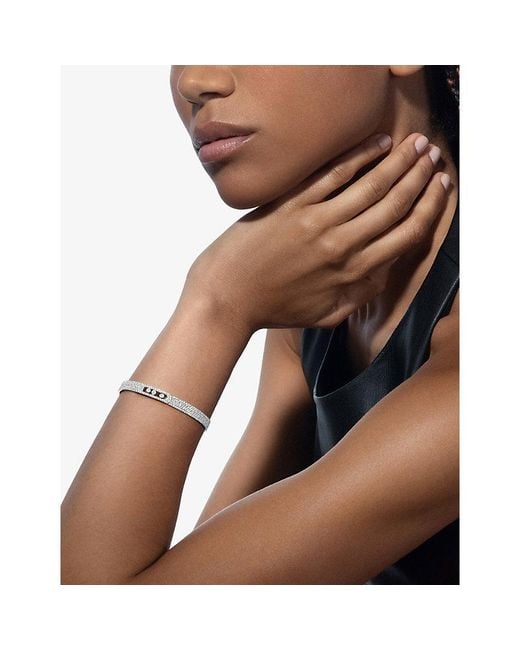 Messika White Move Noa Pavé 18Ct And 2.3Ct Diamond Bangle Bracelet