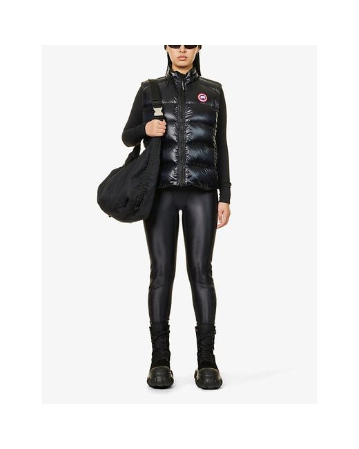 Canada Goose Black Cypress Padded Nylon-Down Gilet