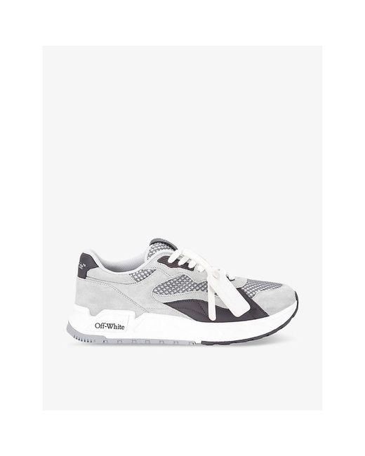 Off-White c/o Virgil Abloh White Kick Off Tag-embellished Leather Low-top Trainers for men