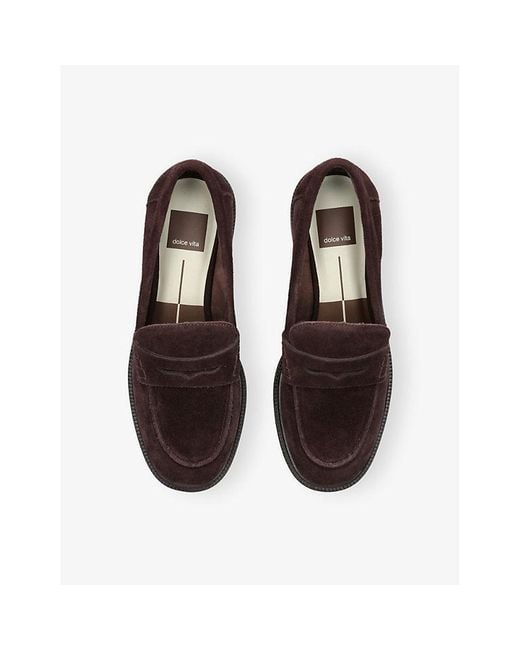 Dolce Vita Brown Tiggy Suede Loafers