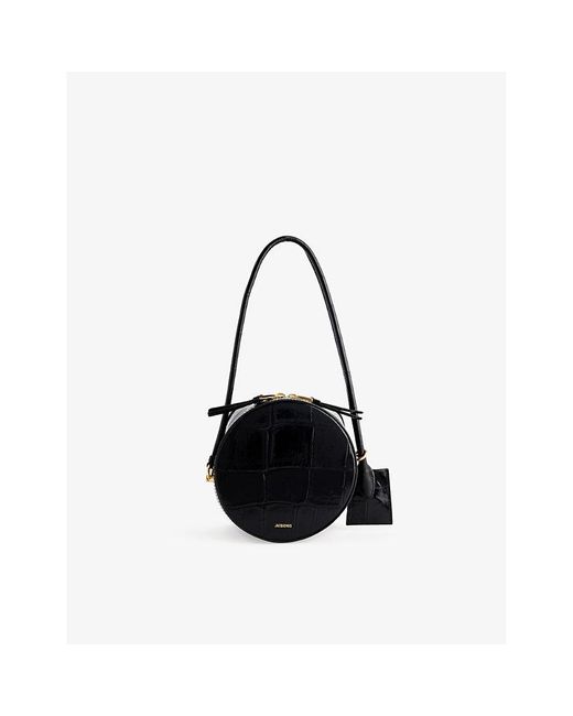 Jacquemus Black Le Vanito Leather Top-handle Bag