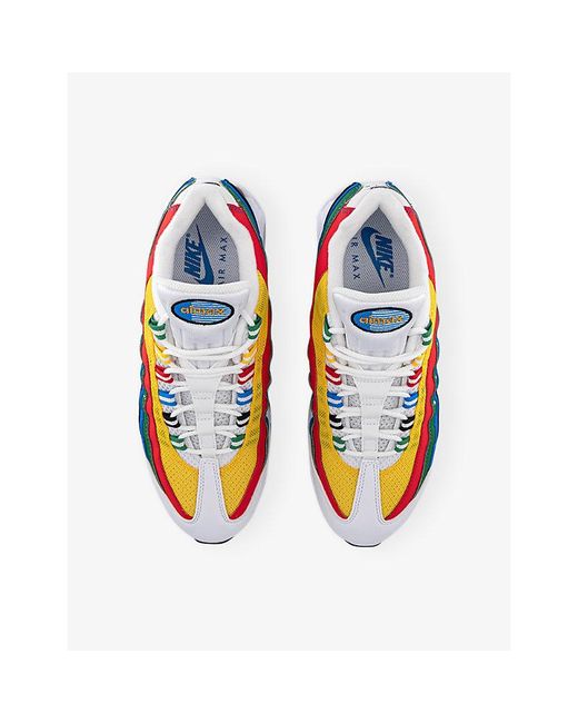 Nike Blue Air Max 95 Woven Trainers for men