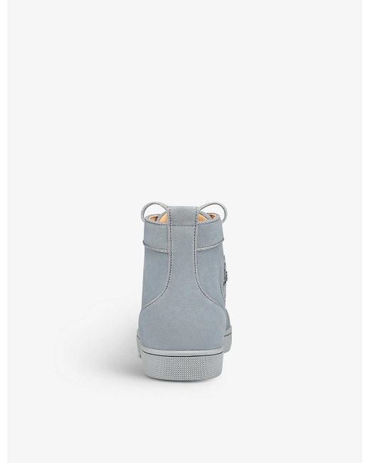 LOUIS ORLATO FLAT BLACK VEAU VELOURS - Men Shoes - Christian Louboutin