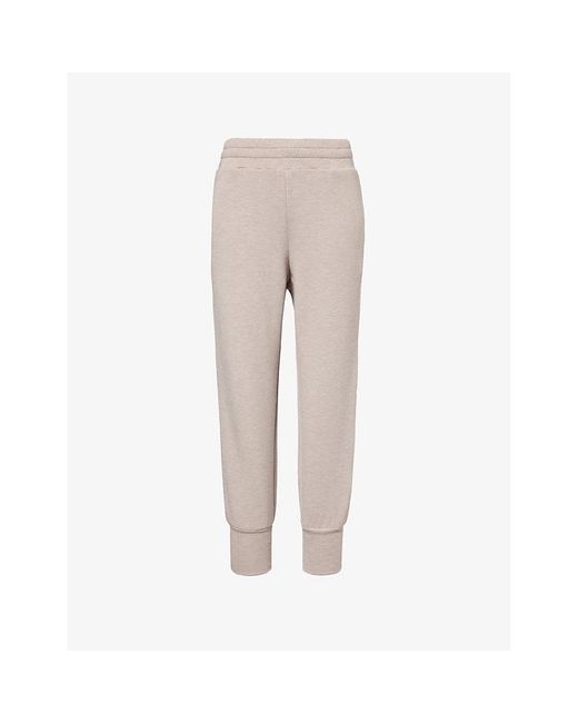 Varley Natural The Slim Cuff 25' Relaxed-Fit Mid-Rise Stretch-Woven Jogging Bottoms