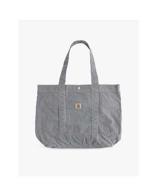 Carhartt Gray Mercer Cotton-Canvas Tote Bag