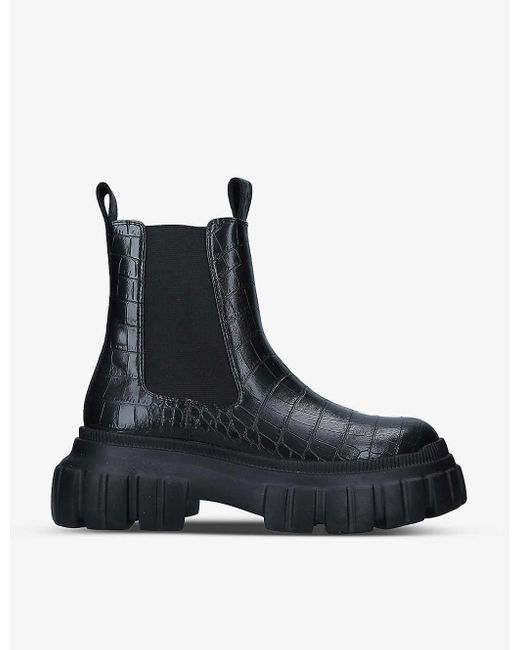 KG by Kurt Geiger Tally Croc-embossed 