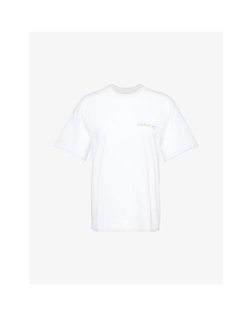 Carhartt White Work & Play Graphic-print Cotton-jersey T-shirt