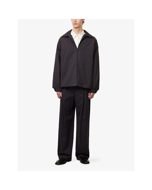 The Row Gray The Pulp Collared Cotton And Cashmere-Blend Jacket for men