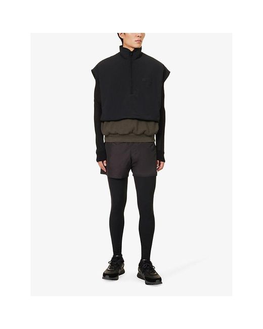 Fear Of God Black X Adidas Recycled Polyamide And Recycled Elastane-blend legging for men