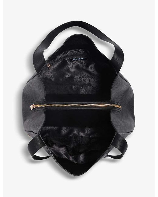 plain black side bag