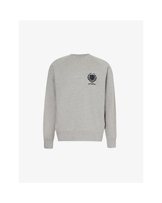 Givenchy Gray Sweatshirt With Logo, for men