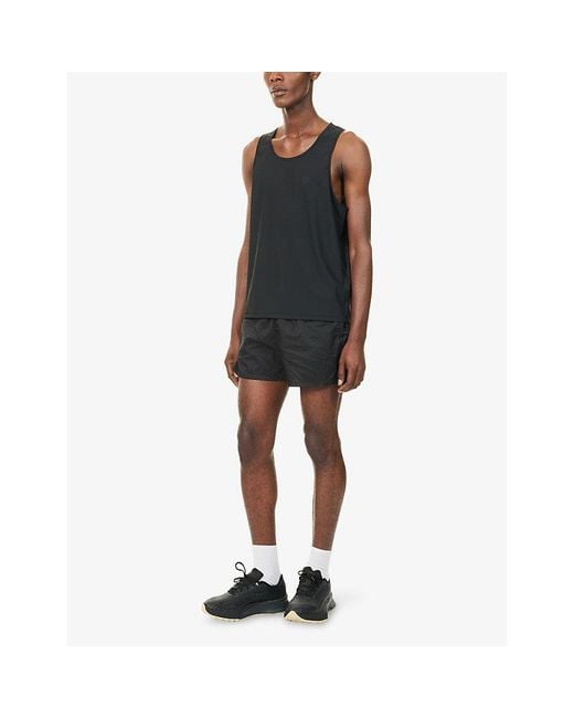 The Couture Club Black 2-In-1 Translucent Running Shorts for men