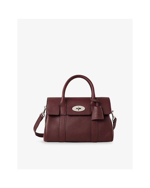 Mulberry Brown Bayswater Satchel Small Leather Top-Handle Bag
