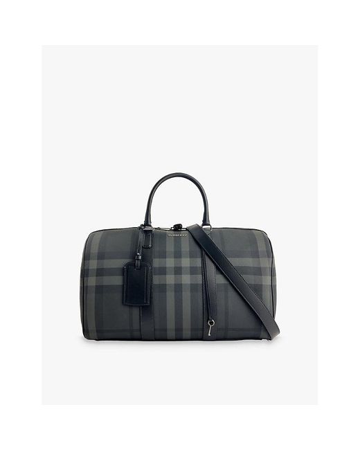 Burberry Boston Faux leather Holdall in Black Lyst Canada