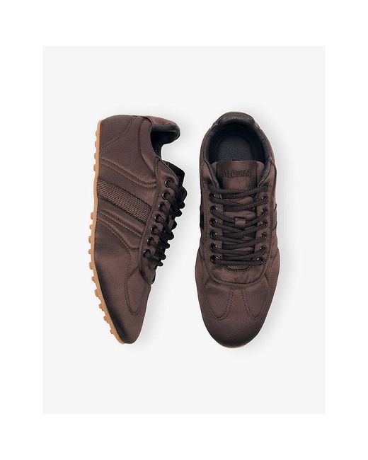 Alohas Brown Tb.69 Rife Woven Trainers