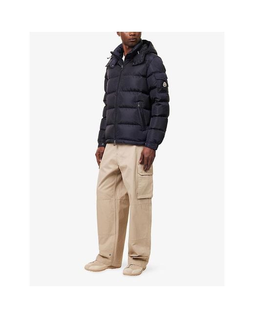 Moncler Blue Maya Matte Shell-Down Jacket for men