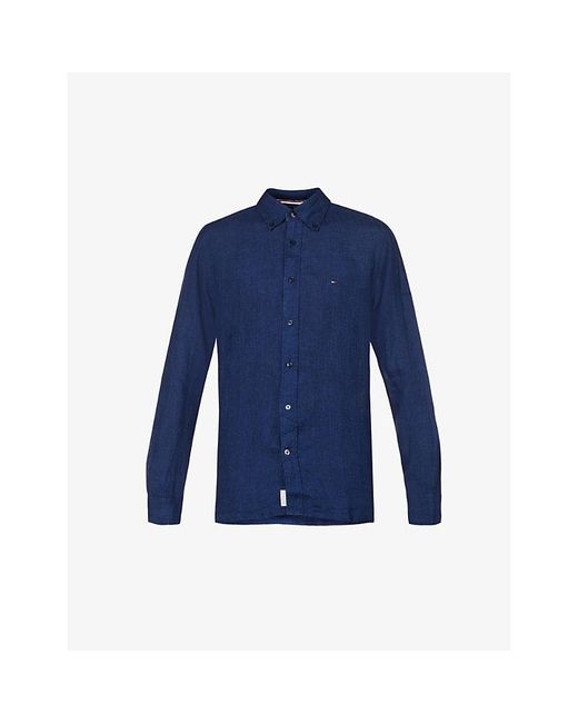 Tommy Hilfiger Regular-fit Linen Shirt Blue for Men |