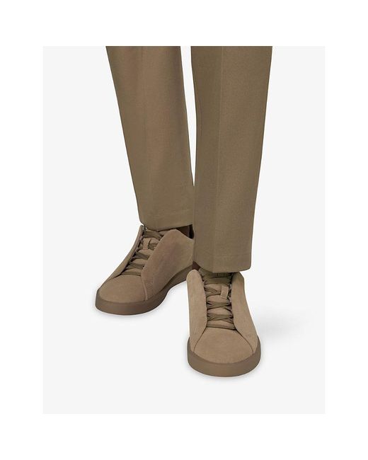 Boggi Natural Essence Suede Trainers for men