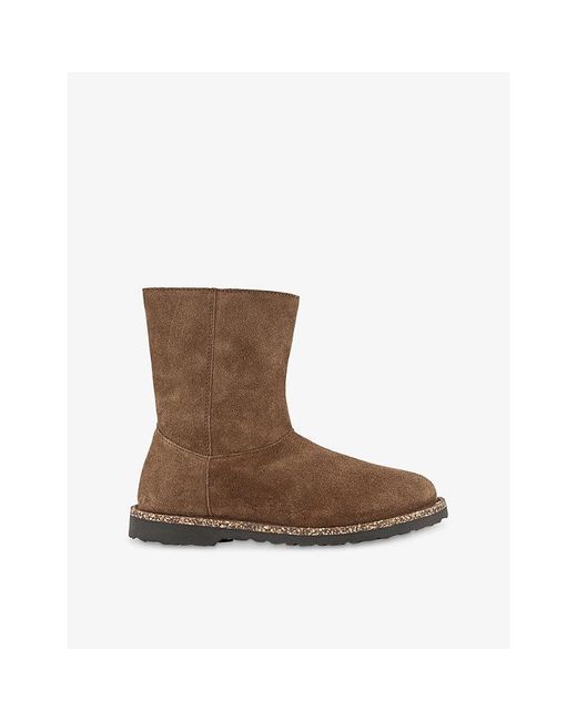 Birkenstock Brown Uppsala Shearling Suede Boots
