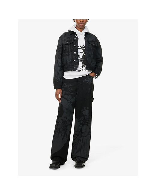 Marc Jacobs coated black denim swag Y2K 【公式ショッピングサイト】