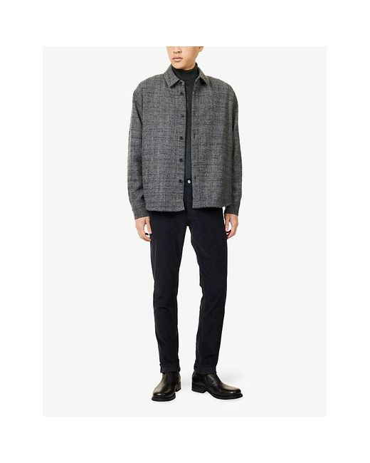 FRAME Blue L'Homme Slim-Leg Corduroy Trousers for men
