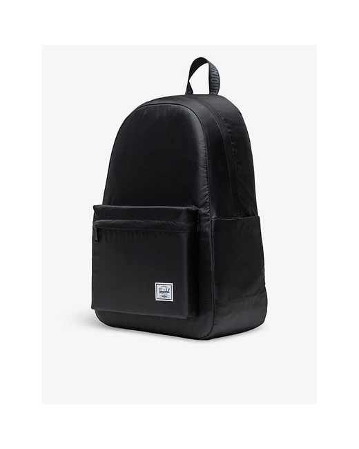 Herschel Supply Co. Black Rome Recycled-polyester Packable Backpack