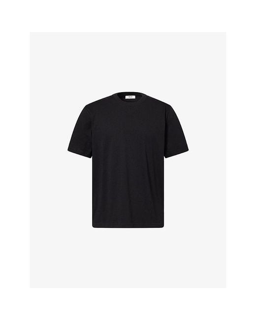 NN07 Black Adam Crew-Neck Cotton T-Shirt for men