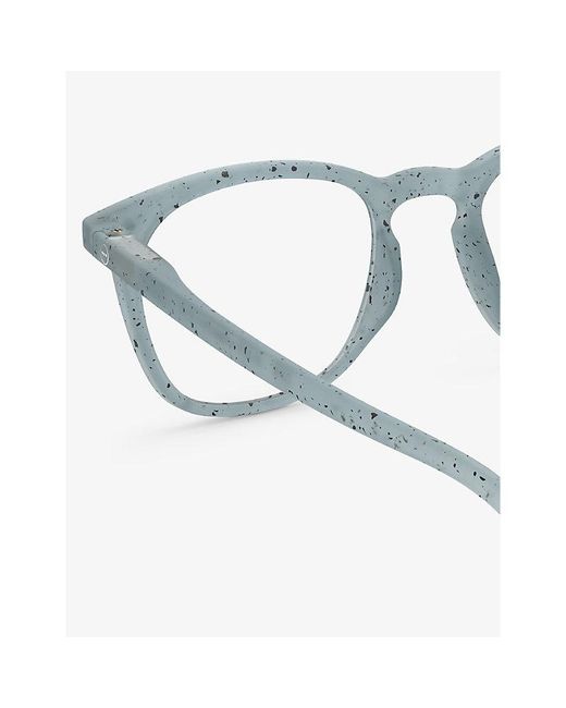 Izipizi White #e Square-frame Polycarbonate Reading Glasses