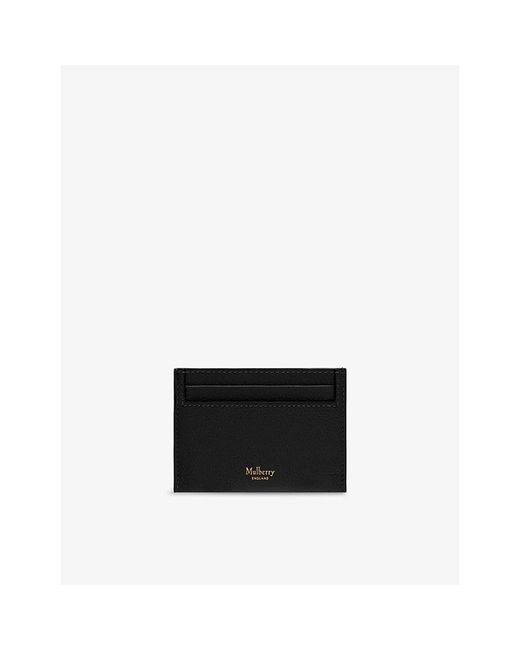 Mulberry Black Continental Grained Leather Card Holder