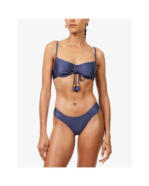 Seafolly Purple Belle Hipster Bikini Bottoms