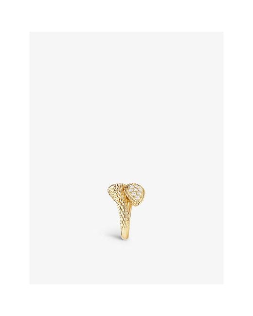Boucheron Metallic Serpent Bohème Toi Et Moi 18Ct- And Diamond Ring