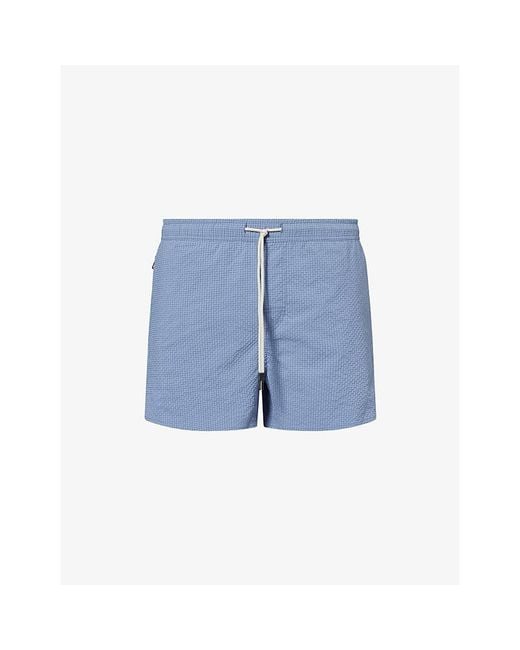Oas Blue Calo Swim Shorts for men