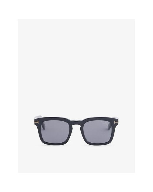 Tom Ford Gray Tf751 Dax Acetate Sunglasses for men