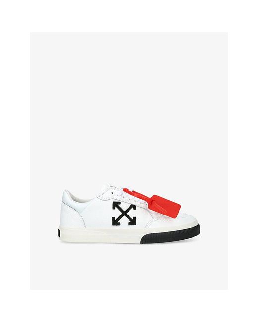 Off-White c/o Virgil Abloh White New Low Vulcanized Leather Low-Top Trainers for men