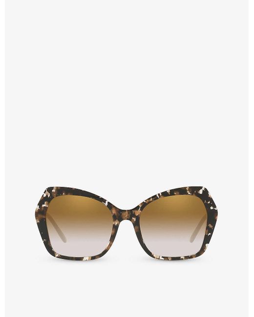 Dolce & Gabbana Metallic Dg4399 Butterfly-frame Acetate Sunglasses
