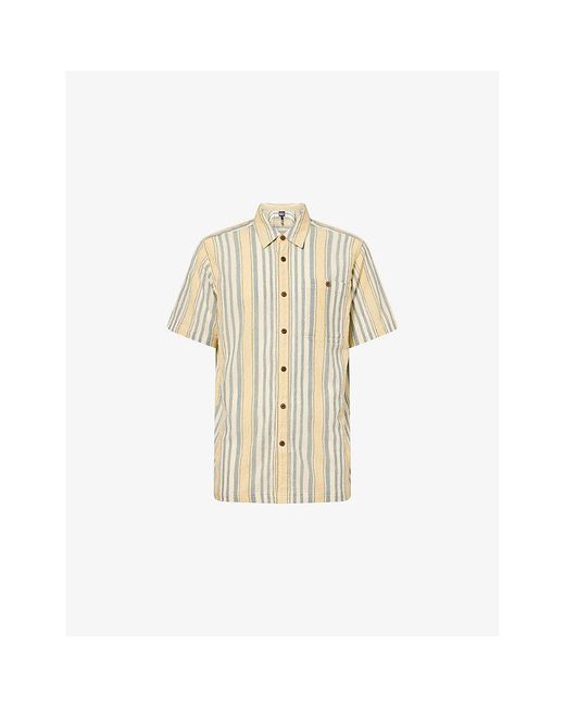 Patagonia Metallic Stripe-Print Short-Sleeve Cotton Shirt for men