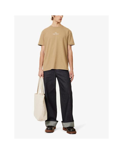 Polo Ralph Lauren Natural Logo-print Short-sleeve Cotton-jersey T-shirt Xx for men