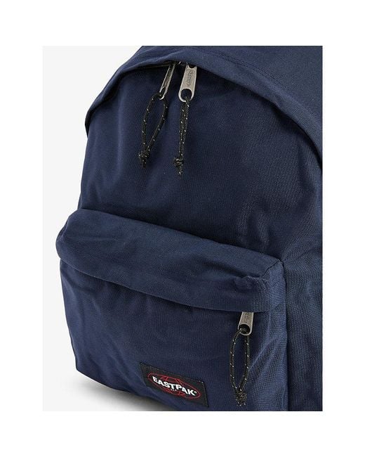 Eastpak Padded Pak'r Logo-patch Woven Backpack in Blue | Lyst