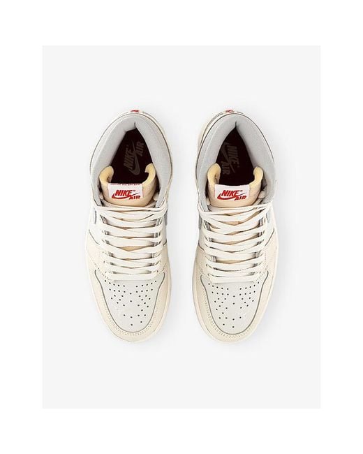 Nike White Air 1 Retro Hi Og V3 Leather Trainers for men