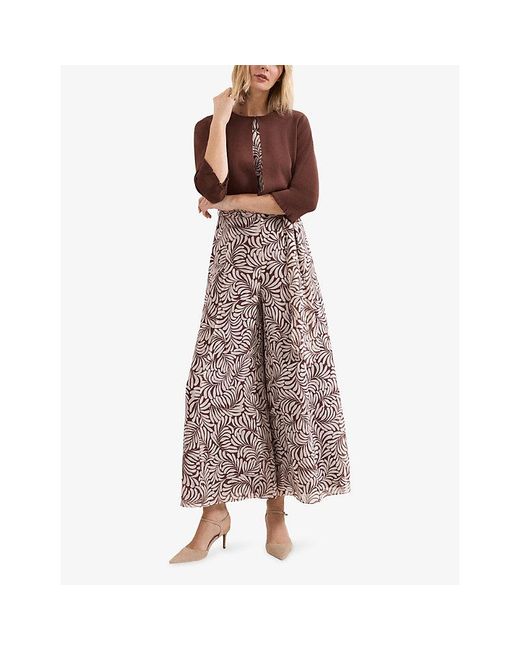 Phase Eight Brown Mimi Knitted Cover-Up